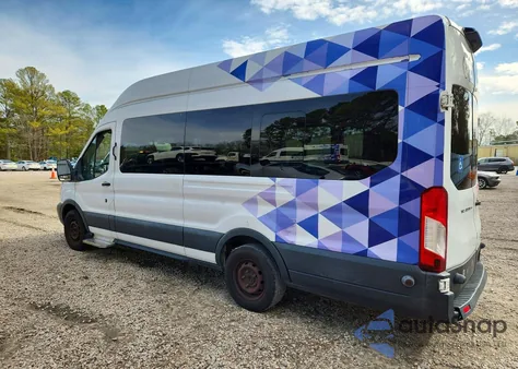 2018 Ford Transit T-350 Handicap Accessible Passen z USA, uszkodzony, nr VIN 1FTBW3XM1JKA48193